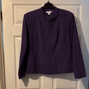 Dressbarn Women's Deep Purple Blazer